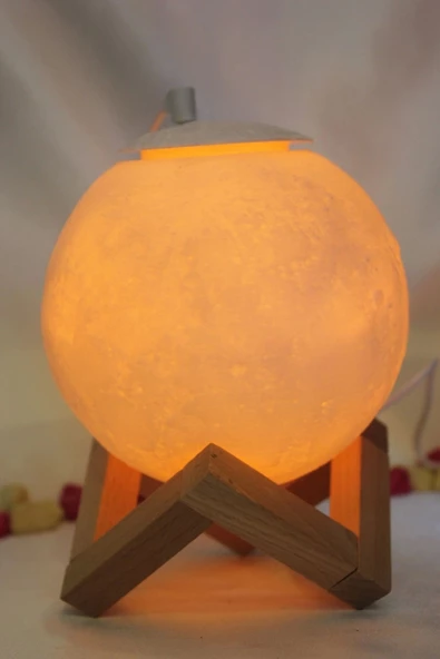 Difüzör Ay Temalı 3 Renk Led Işıklı Soğuk Buhar Nemlendirici - 3