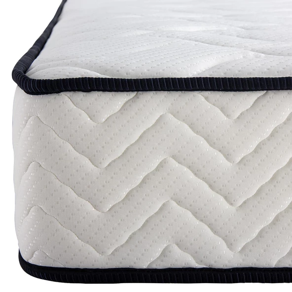 Palace Full Ortapedik Paket Yaylı Çift Kişilik Yatak Beyaz 160x200 - 4