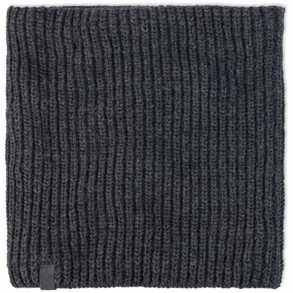 Buff Örgü Kaşkol Knitted & Fleece Neckwarmer Jarn Graphite Gri - 4