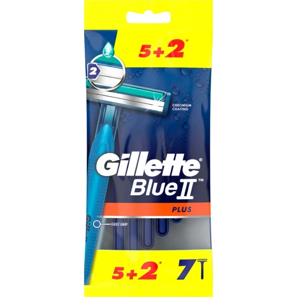 Gillette Blue2 Plus 5+2li Kullan At Tıraş Bıçağı 6 Adet