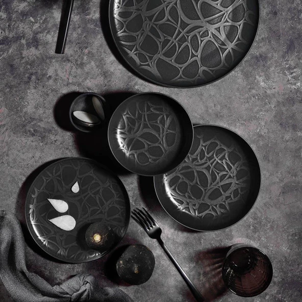 Kütahya Porselen Capri Mod 6 Kişilik 24 Parça Yemek Takımı CMOD24Y2A883449 - 2