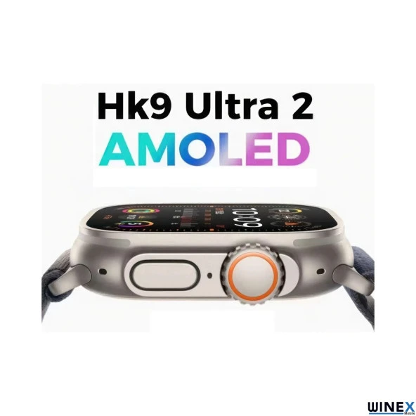 Winex Watch HK9 Ultra 2 Amoled Ekran Android İos HarmonyOs Uyumlu Akıllı Saat Yeşil - 2