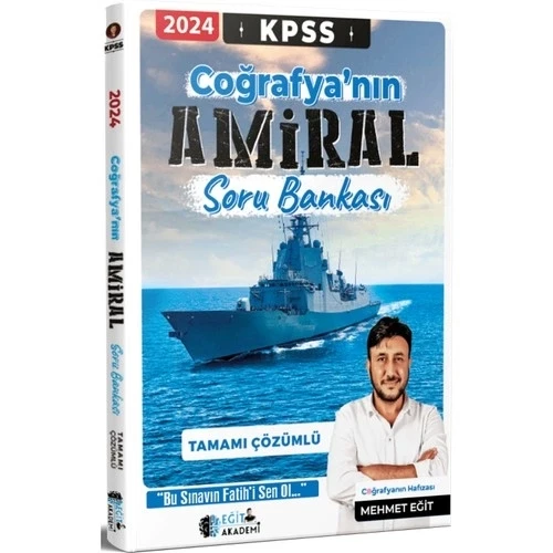 KPSS 2024 COĞRAFYANIN AMİRAL SORU BANKASI  EĞİT AKADEMİ