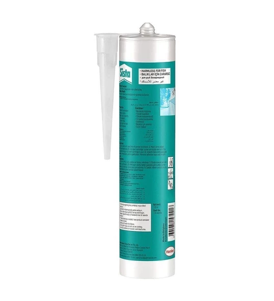 Sista Akvaryum Silikon Şeffaf 280 Ml - 2