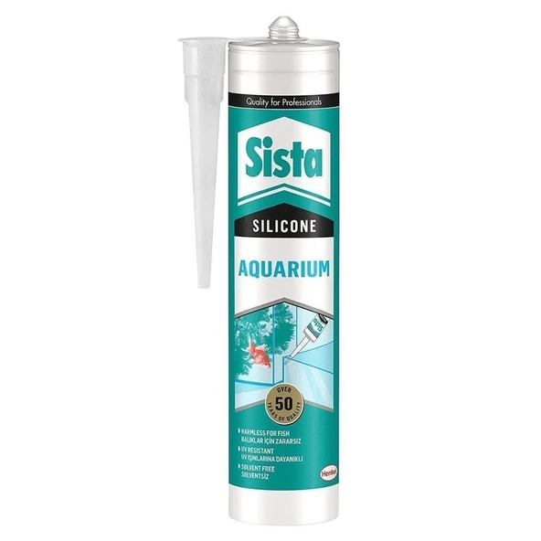 Sista Akvaryum Silikon Şeffaf 280 Ml