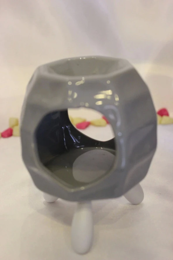 Buhardanlık Seramik Ahşap Ayaklı Buhurdanlık - Resim 6