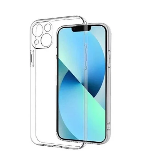 Logis Apple iPhone 14 Şeffaf Kılıf Silikon Koruma