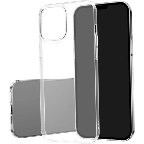 Logis Apple iPhone 15 Pro Şeffaf Kılıf Silikon Koruma - 1