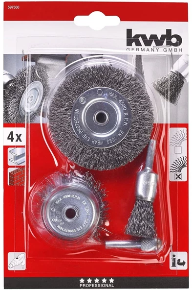 Kwb Fırça Seti 3 Parça 4959750 - 2