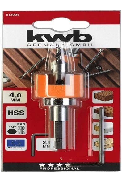 KWB Havşa Matkap Ucu 4 mm (EİNHEL.49512004) - 2