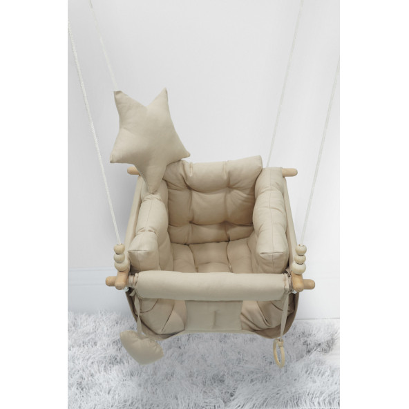 Miyu Pufidik Çocuk Salıncağı Altın - 3