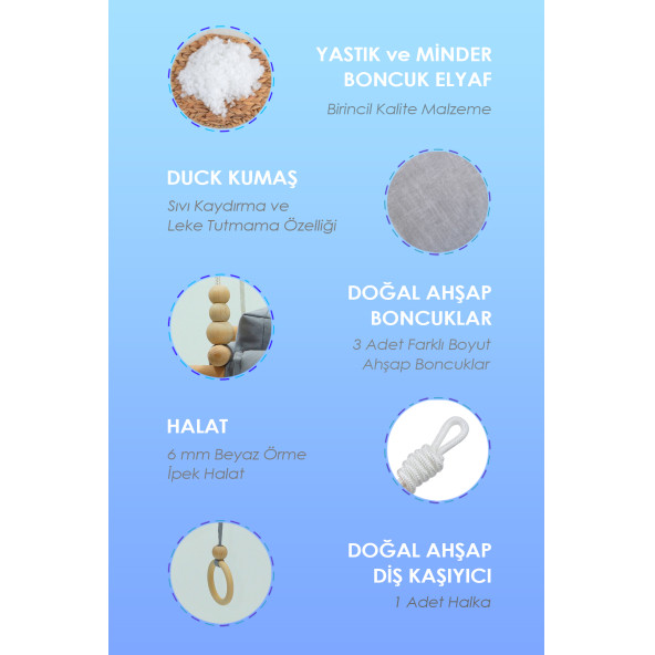 Miyu Pufidik Çocuk Salıncağı Altın - 4