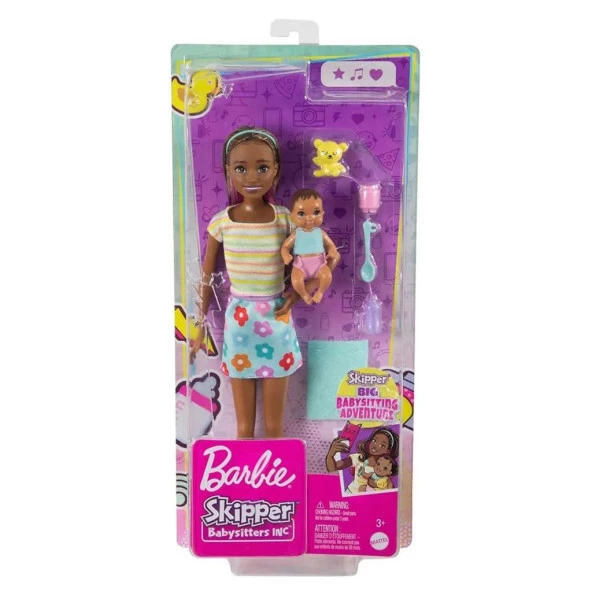 Barbie GRP10 Skipper™ Bebek Bakıcısı™ Bebek ve Aksesuarları Oyun Seti GRP10 HJY31