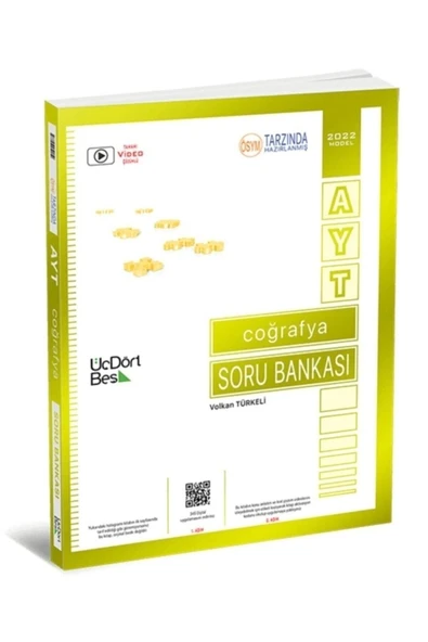 AYT COĞRAFYA SORU BANKASI ÜÇDÖRTBEŞ - 1