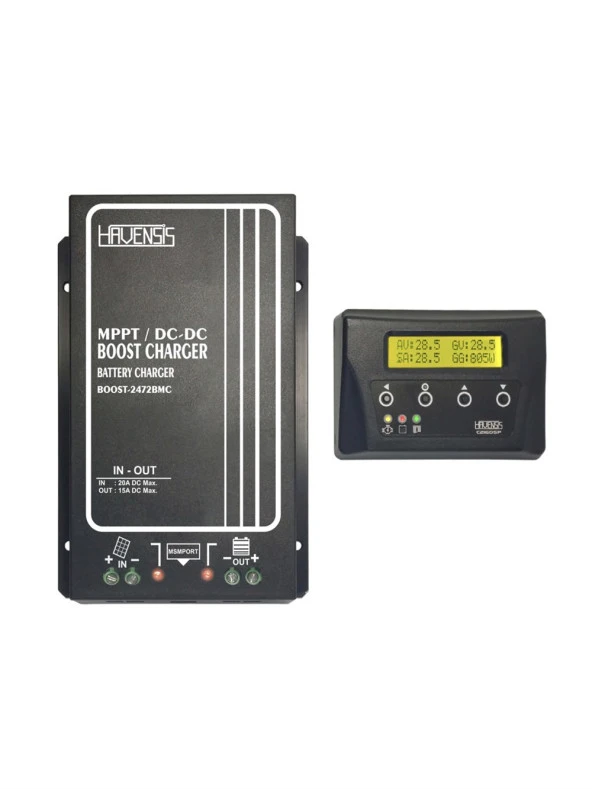 ELEKTRİKLİ BİSİKLET AKÜ İÇİN DİGİTAL EKRANLI SOLAR ŞARJ CİHAZI ürün görseli 1