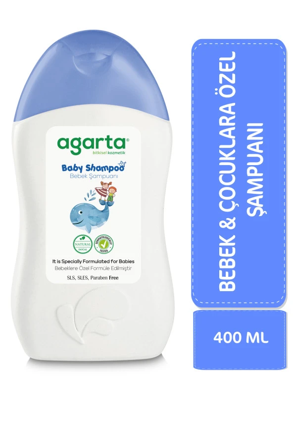 Agarta Doğal Bebek Erkek Çocuklarına Özel Bakım Şampuanı 400 ml