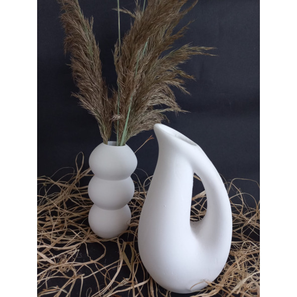 SÜRAHİ VAZO BEYAZ - 4