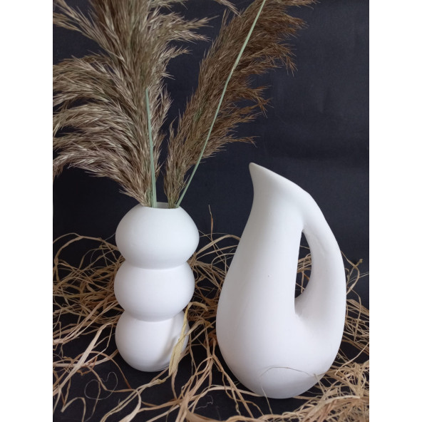 SÜRAHİ VAZO BEYAZ - 6