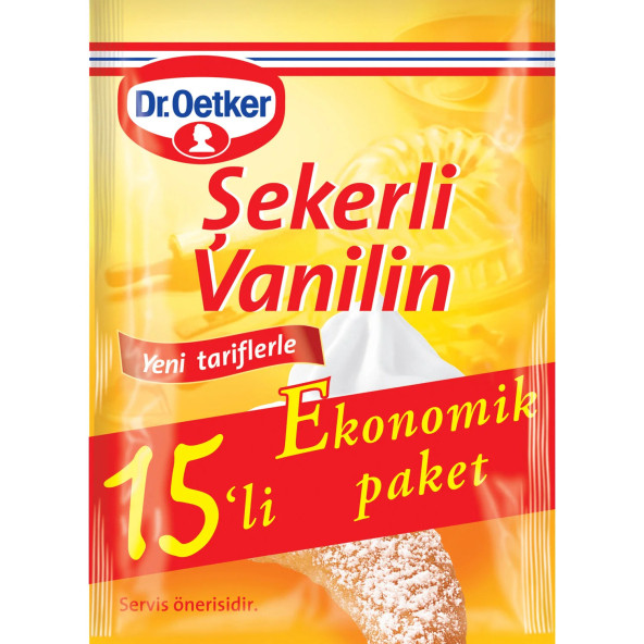 Dr.Oetker Şekerli Vanilin 15'li 75 gr