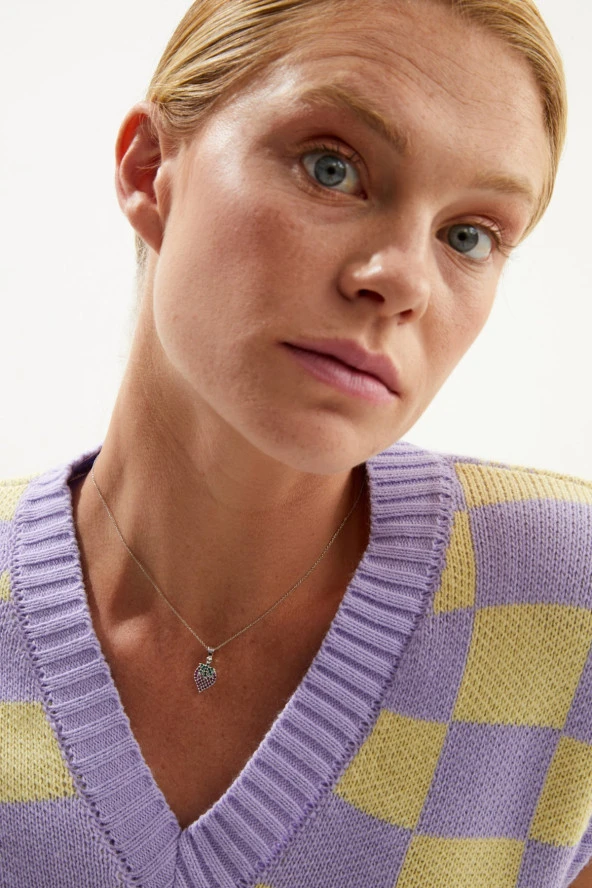 Fruit Serisi Üzüm Kadın Kolye Pdmz08 - 4