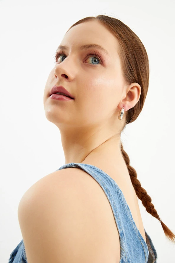 Limited Edition Halka Small Silver Küpe Pdmy29 - 3