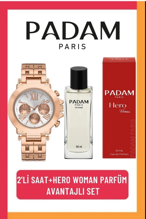 2li Hero Woman Kadın Parfüm Ve Kol Saati Seti(hediye Fırsat) Pdmprfbs06