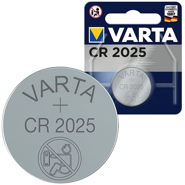 Varta Cr2025 Lityum Pil Tekli Paket - 6