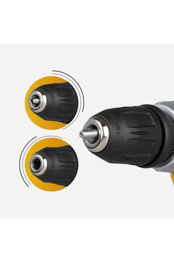 Rtrmax RTX1212 12 V Çift Akülü Vidalama Makinesi 1.3 Ah - Resim 2