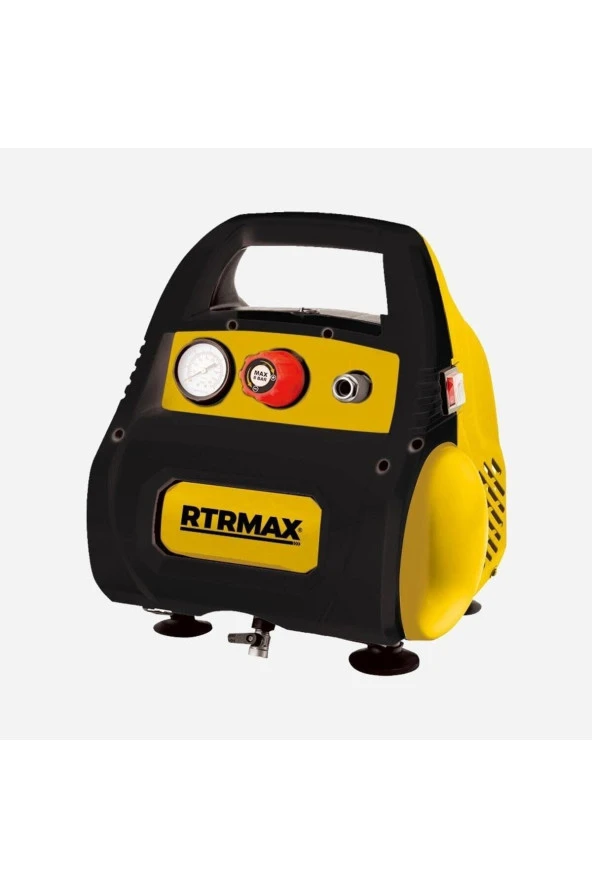 Rtrmax Rtm720 Yağsız Hava Kompresörü 1,5 Hp - 8 Bar - 180 Lt/Dk