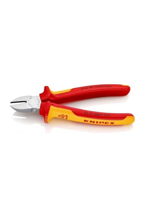 Knipex 7006180 Vde Elektrikçi Yan Keski 180 Mm - 2