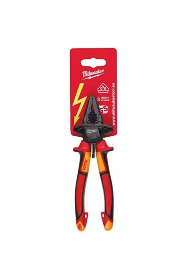 T4932464572 Milwaukee Ağır Hizmet Tipi Vde Elektrikçi, Izoleli Kombine Pense 180mm - 2