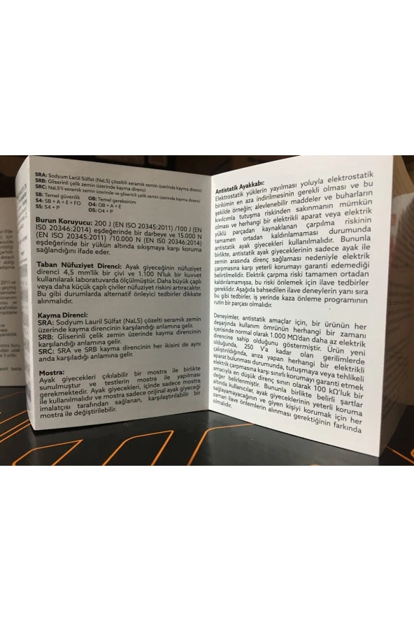 Mekap Anka Pro904 Pu Çizme Bot Uzun Haki O4 Çelik Burunsuz 42 Numara - 4