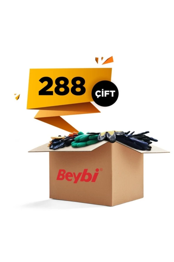 Pn5 Kırmızı 10 Beden 288 Çift Koli - 3