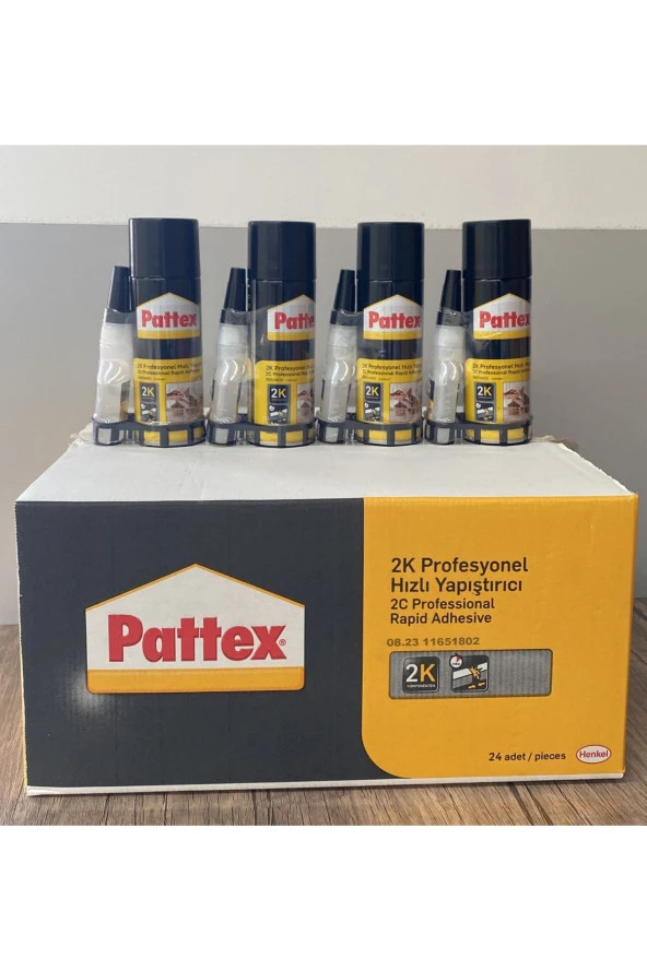 Pattex 2K Hızlı Yapıştırıcı 400 + 70 ml 24lü Koli