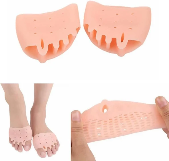 Jel ayak parmağı düzleştirici, ayak parmağı ayırıcısilikon Valgus - 2