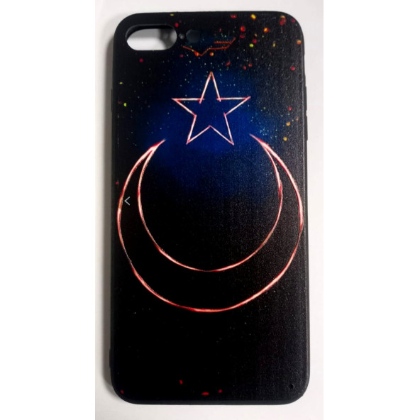 Apple iPhone 6Plus Uyumlu Türk Bayrağı Motifli Kılıf ürün görseli 1