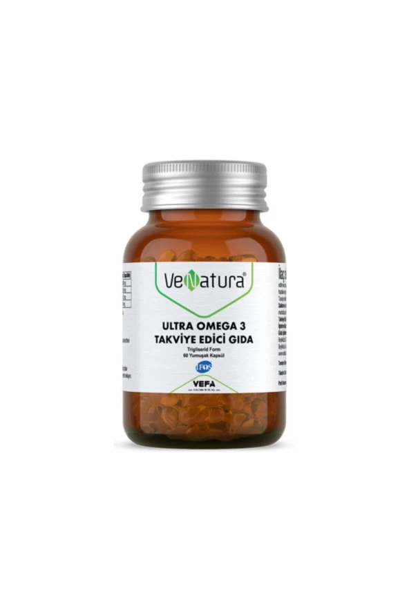 Venatura Ultra Omega 3-60 Yumuşak Kapsül - Takviye Edici Gıda