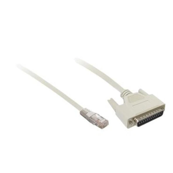 Schneider Electric XBTZ938, XBT terminali için Modbus seri bağl - U = 2,5 m - 1 erkek RJ45 + 1 erkek SUB-D25