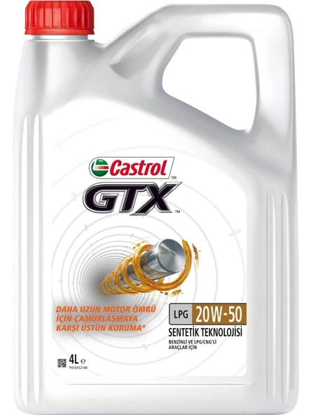 Castrol Gtx 20W50 Lpg 4 Lt  Motor Yağı