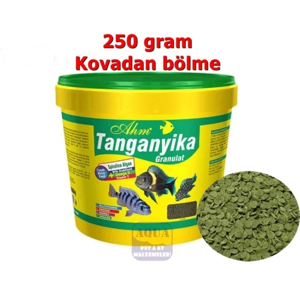 Ahm Tanganyika Granülat 250 gr Kovadan Bölme Balık Yemi