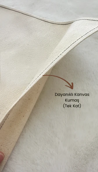 Minimal Kabe Işlemeli Keten Seccade Namazlık - Çeyizlik Hediyelik Çanta Seccadesi - 2