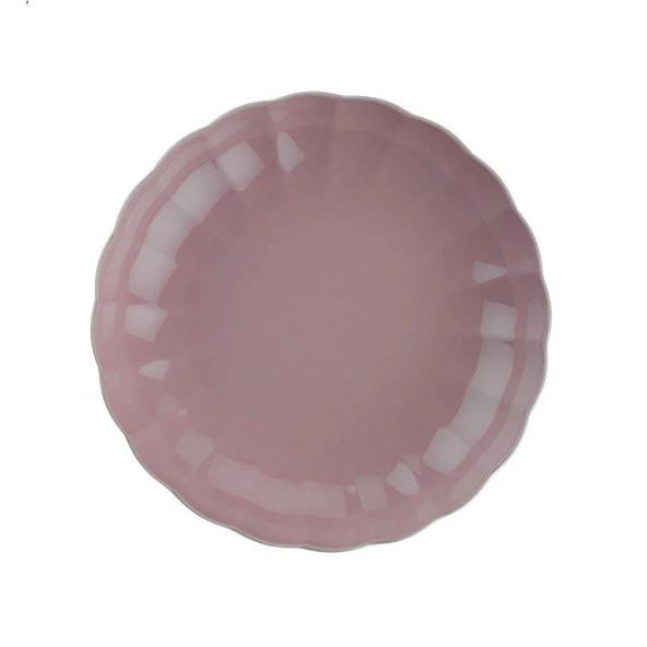 Kütahya Porselen Luz Form 24 Parça Yemek Takımı Pembe LZF24Y2A740937 - 5
