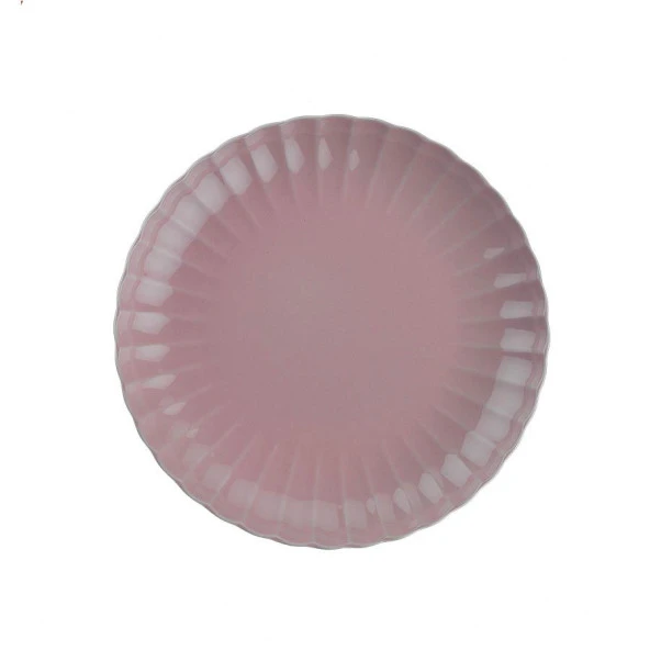Kütahya Porselen Luz Form 24 Parça Yemek Takımı Pembe LZF24Y2A740937 - 7