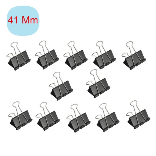 Gen-Of Metal Kıskaç 41 mm 12 Li Paket DL0002 - 3