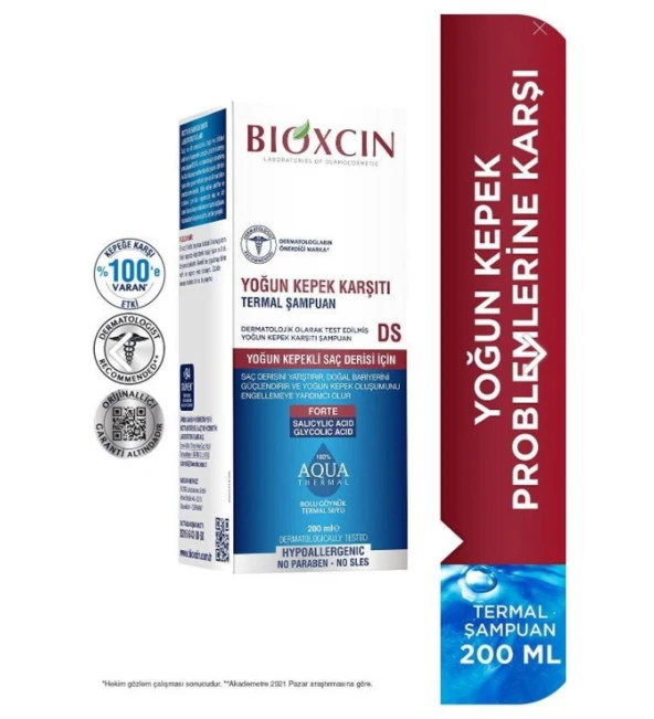 Bioxcin Şampuan Aquathermal DS Yoğun Kepek Karşıtı 200 ml