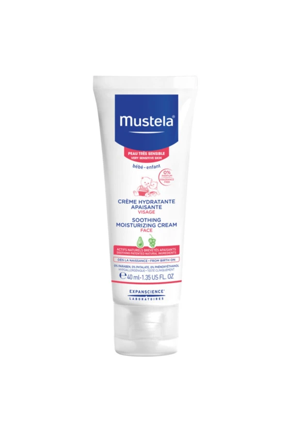 Mustela Soothing Mousturizing Cream 40 Ml - Hassas Ciltler İçin