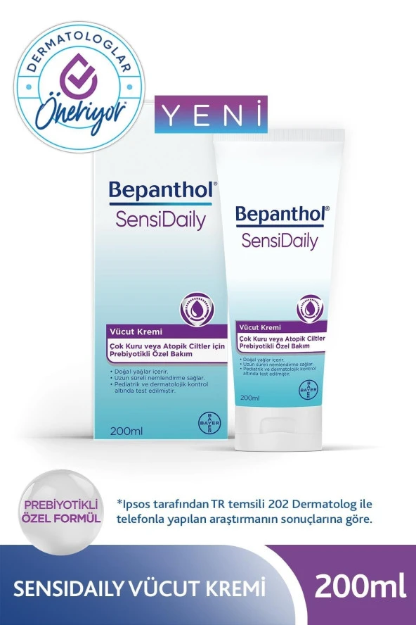 Bepanthol Sensidaily Vücut Kremi 200 ml