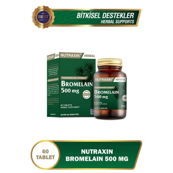 Nutraxin Bromelain 60 Kapsül