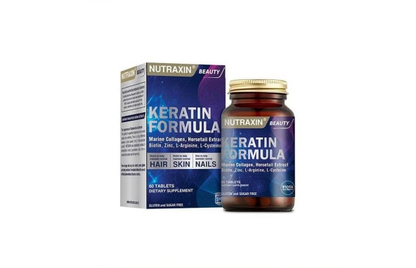 Nutraxin Keratin Formula 60 Tablet ürün görseli