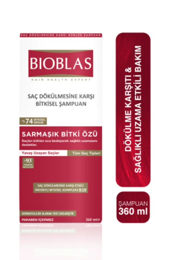 Bioblas Sağlıklı Uzama Etkili 360 ml Şampuan